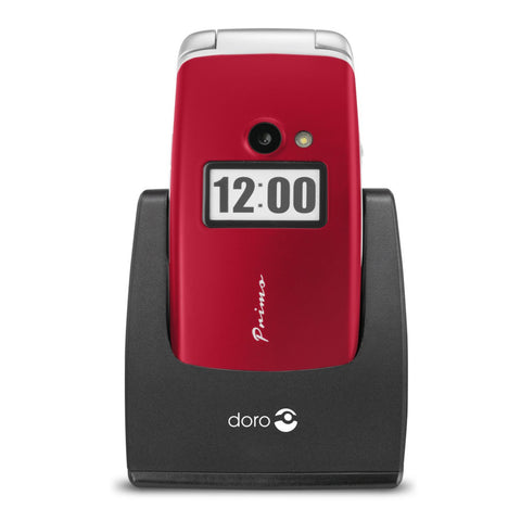 PRIMO BY DORO 413 rot Handy - Einfach zu bedienendes Handy mit 2,4