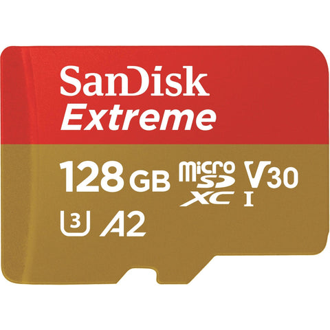 microSDXC Extreme 128GB (R170MB/s) Cams&Drones, + Ad., 1 Jahr RescuePRO DX (214510) micro SDXC Speicherkarte
