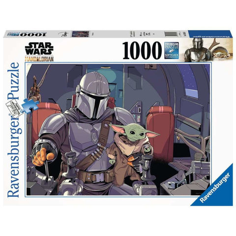 Ravensburger Puzzle 16565 The Mandalorian – 1000 Teile für Star Wars Fans