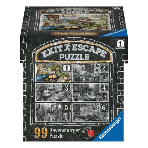 Exit Puzzle 16877 Im Gutshaus Küche - Ravensburger 99-teiliges Rätselpuzzle