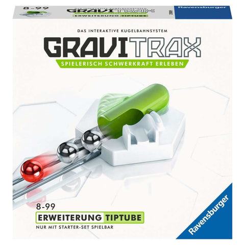 Ravensburger GraviTrax 27618 TipTube Erweiterung - Kreatives Kugelbahnsystem für Kinder ab 8 - Hochwertiger Kunststoff