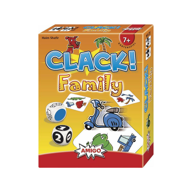 Spieleabend Spaß mit Clack! Family Kartenspiel von Amigo