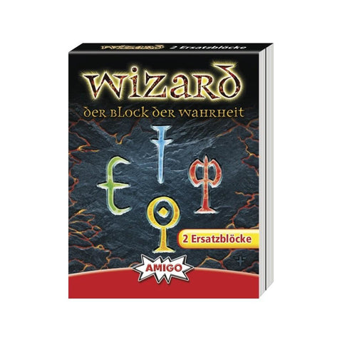 Wizard Ersatzblöcke 2er Pack - Hochwertige Qualität für Kartenspiel Fans