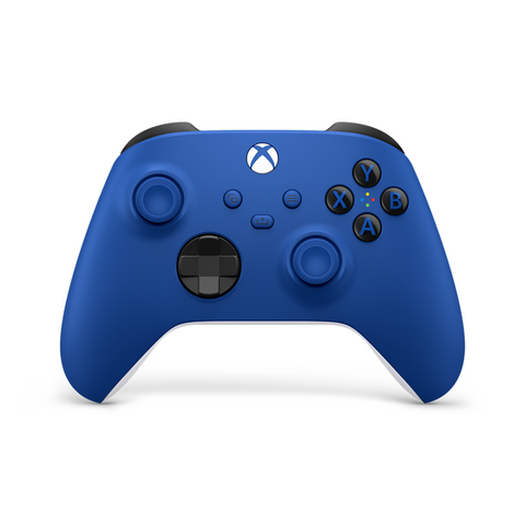 Microsoft Xbox Wireless Controller Shock blau - Komfort, präzises D-Pad, Share Taste - Kompatibel mit Xbox Series X|S/Xbox One/Windows