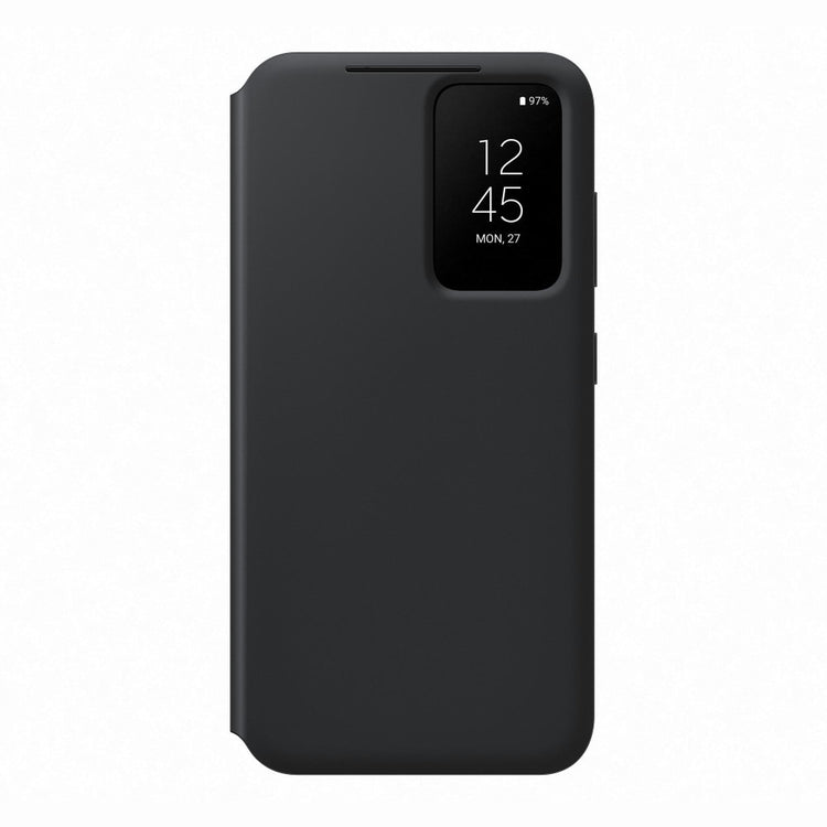 Samsung Smart View Wallet Case Galaxy S23 Schwarz - Sichtfenster, Schutz vor Kratzern & Stößen