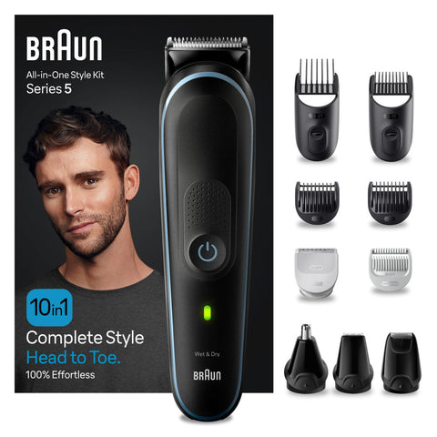 Braun All-In-One Styling Set MGK5445 - Barttrimmer, Haarschneider, Bodygroomer in einem