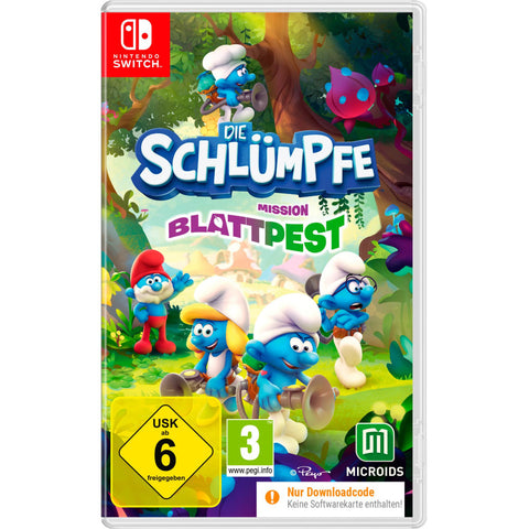 Nintendo Switch Spiel Die Schlümpfe: Mission Blattpest - Jump & Run Abenteuer