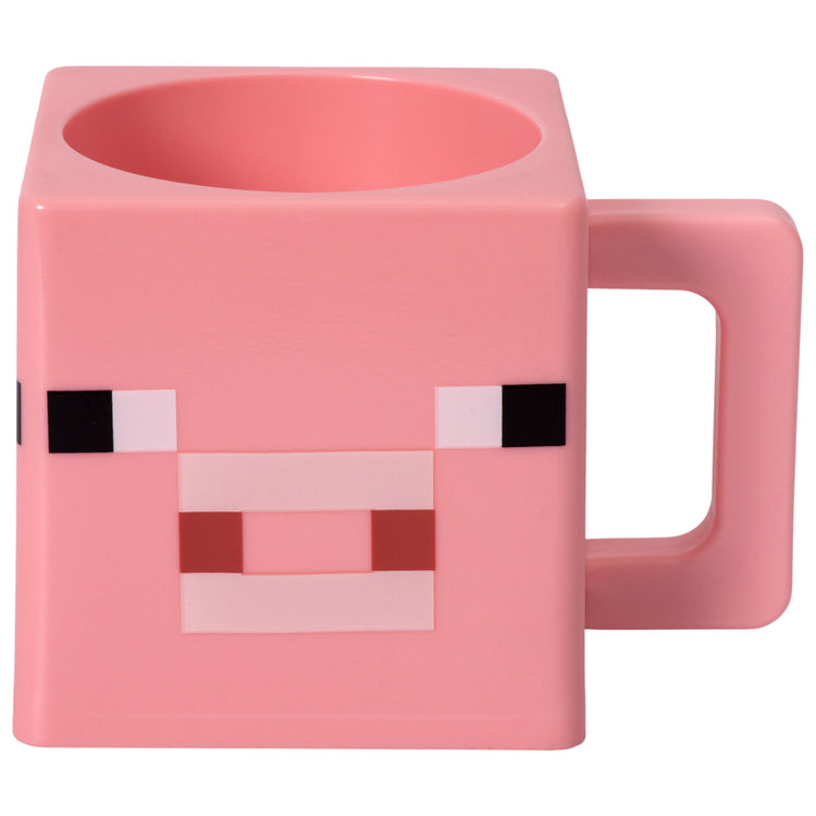 Minecraft Pig Cube Tasse | Mikrowellengeeignet | 290 ml | Schwein-Kreaturen Motiv | Ideal für Minecraft-Sammler