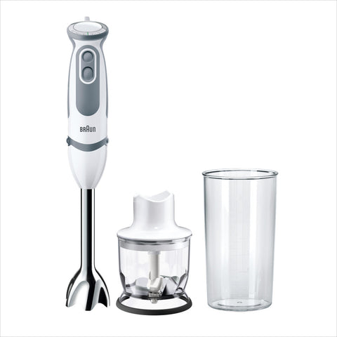 BRAUN Stabmixer-Set MultiQuick 5 Vario MQ 5220 WH - 1.000 Watt, 21 Geschwindigkeitsstufen