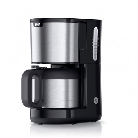BRAUN Filterkaffeemaschine KF1505 BK PurShine Thermo - Aromatischer Kaffee für 13 Tassen