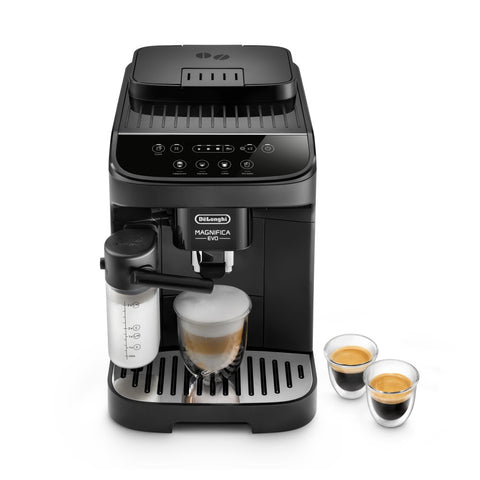 De'Longhi Kaffeevollautomat ECAM293.52.B MAGNIFICA - Espresso mit x2-Funktion, Kegelmahlwerk & Milchdüse