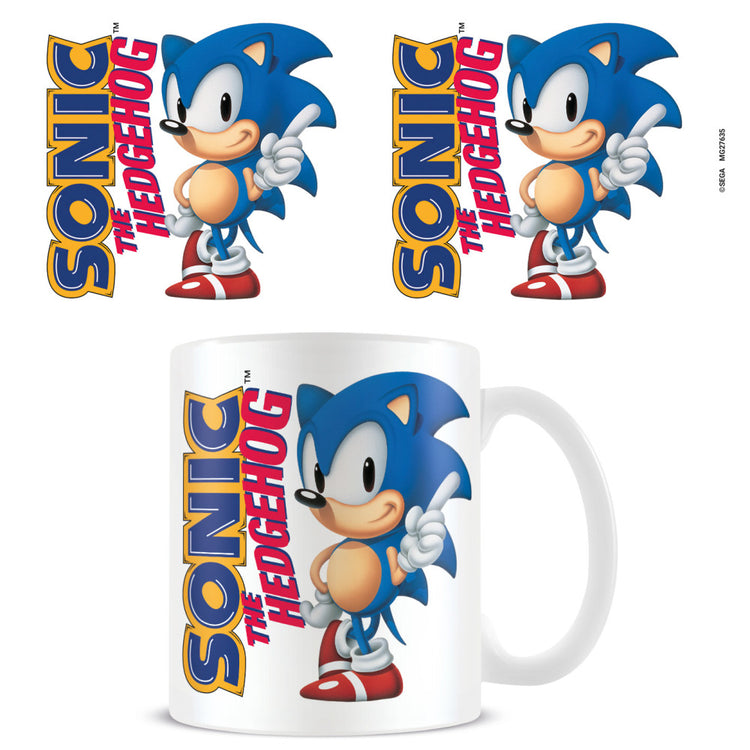 Tasse Sonic the Hedgehog C.G.I. - Keramik Tasse 315ml mit weißem Griff