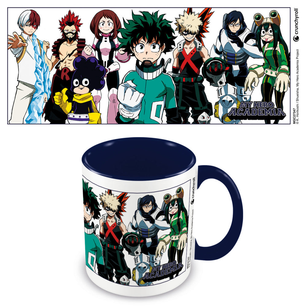 My Hero Academia Academy Costumed Heroes Tasse - Offiziell lizenziertes 315ml Keramikdesign mit Griff - Spülmaschinen- und mikrowellengeeignet