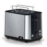 BRAUN HT1510BK PurShine schwarz Toaster - 900 Watt, 8 Bräunungsstufen