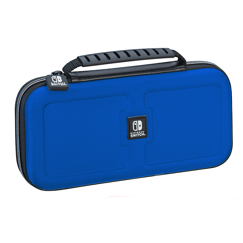 Nintendo Switch Travel Case NNS30BL Blau - Hartschalentasche mit Ständer & Spielefach