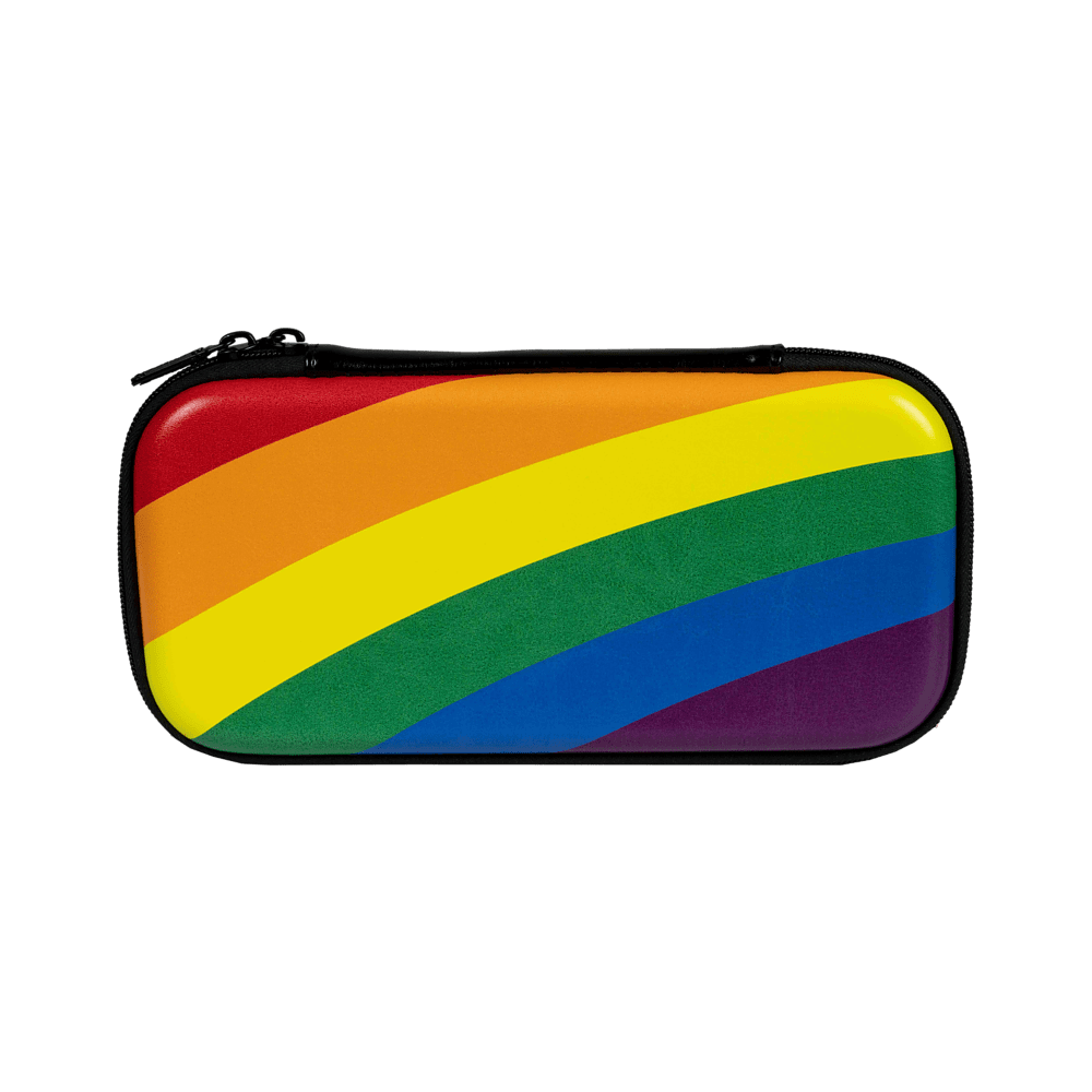 BIGBEN Tasche für Nintendo Switch Travel Case (BB017601), Rainbow - Schützende Hartschalentasche für Switch, Switch Lite und Switch OLED