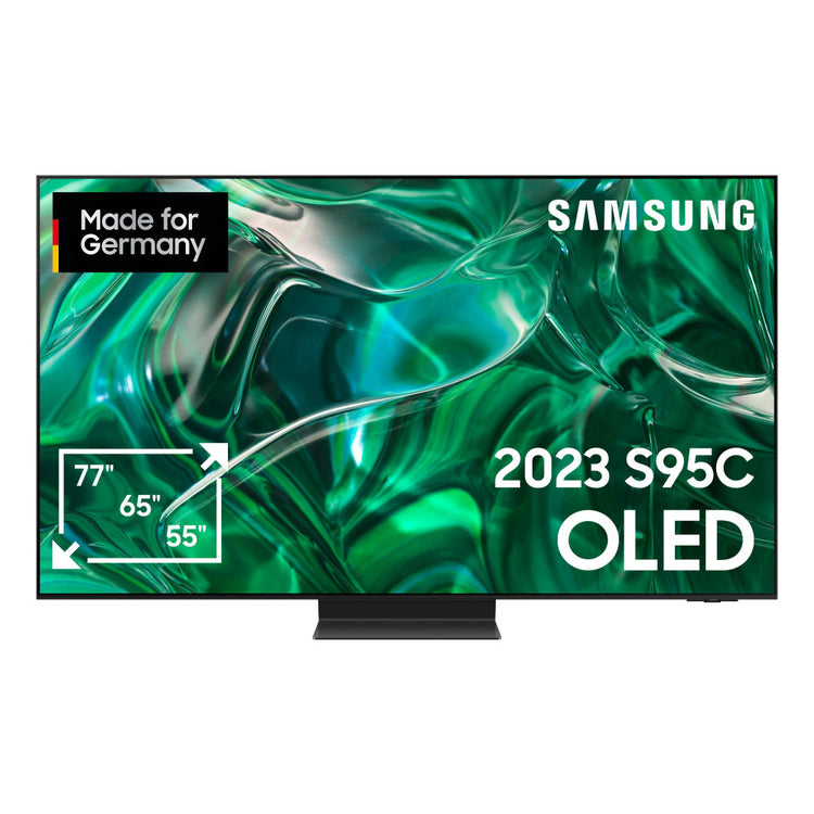 Samsung OLED TV GQ55S95CATXZG - 55 Zoll 4K Ultra HD, AI Upscaling, HDR 10+, Smart TV & Sprachsteuerung