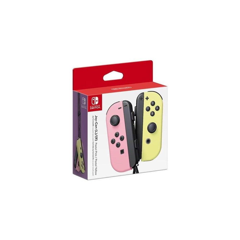 Nintendo Switch Joy-Con 2er-Set in pastell-rosa und pastell-gelb - Authentische Gaming-Controller