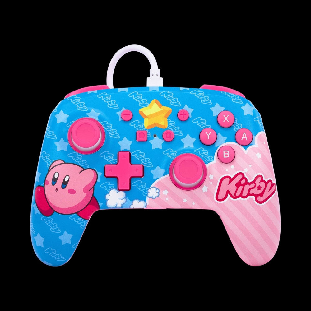 PowerA Nintendo Switch Controller, Kirby Design - Programmierbare Tasten, 3,5-mm-Audiobuchse, Nintendo-Lizenz