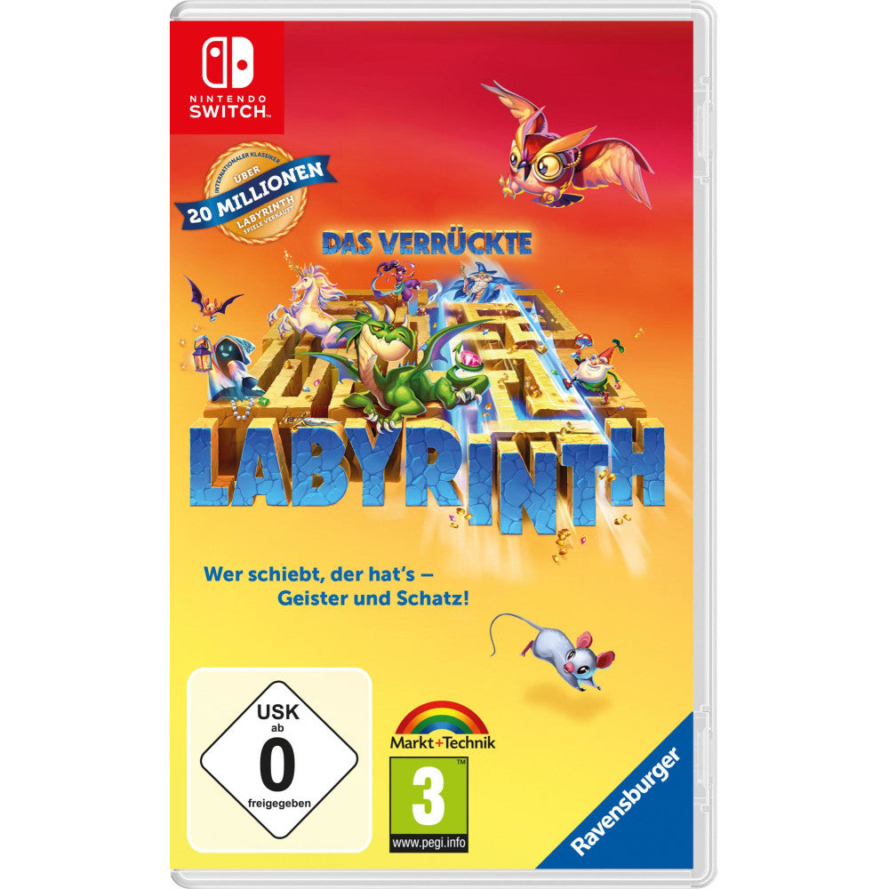 Das verrückte Labyrinth Nintendo Switch-Spiel: Familienspaß & spannende Herausforderungen