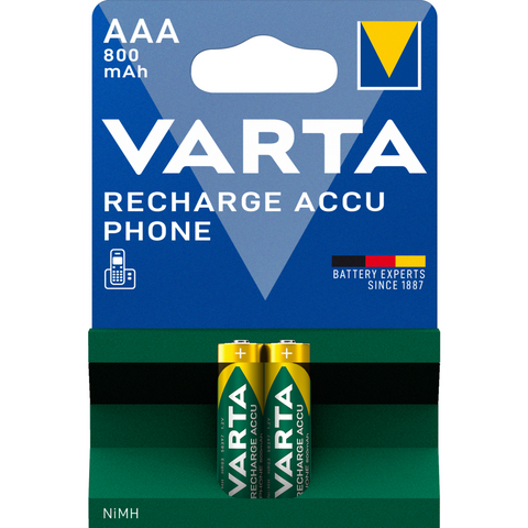 VARTA RECHARGE ACCU Phone AAA - Premium Akku für Schnurlostelefone
