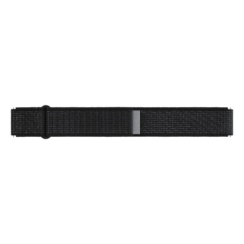 SAMSUNG Fabric Band (20 mm, Wide, M/L) ET-SVR94 für Galaxy Watch-Serie - Black - Weiches Stoffarmband aus Nylon