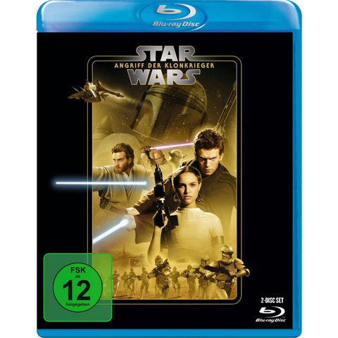 Blu-ray Star Wars Episode 2 - Angriff der Klonkrieger (+ Bonus-Blu-ray): Science-Fiction Action ab 12 Jahren