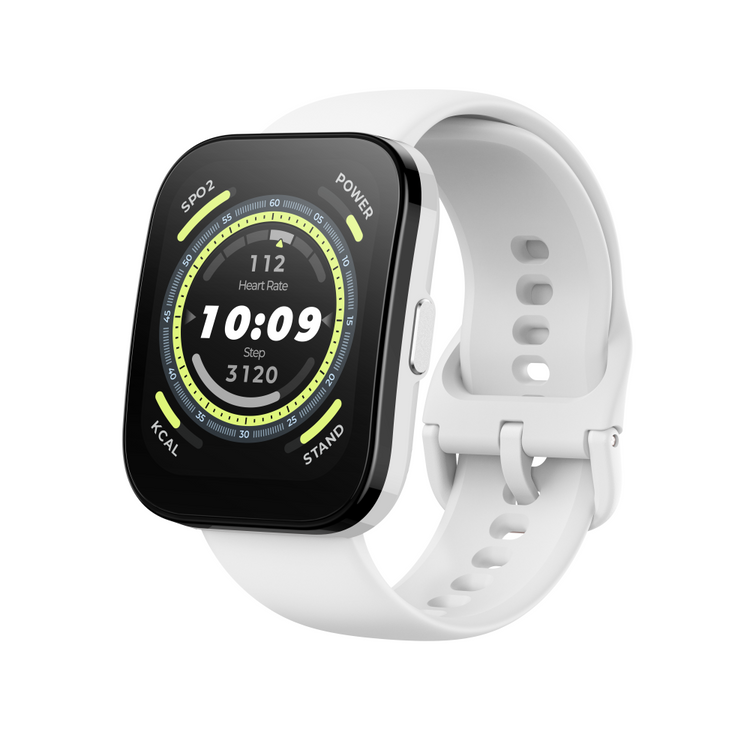 Amazfit Bip 5, Cream White Smartwatch | Aktive Sportler | Bluetoothanrufe | 10 Tage Akkulaufzeit