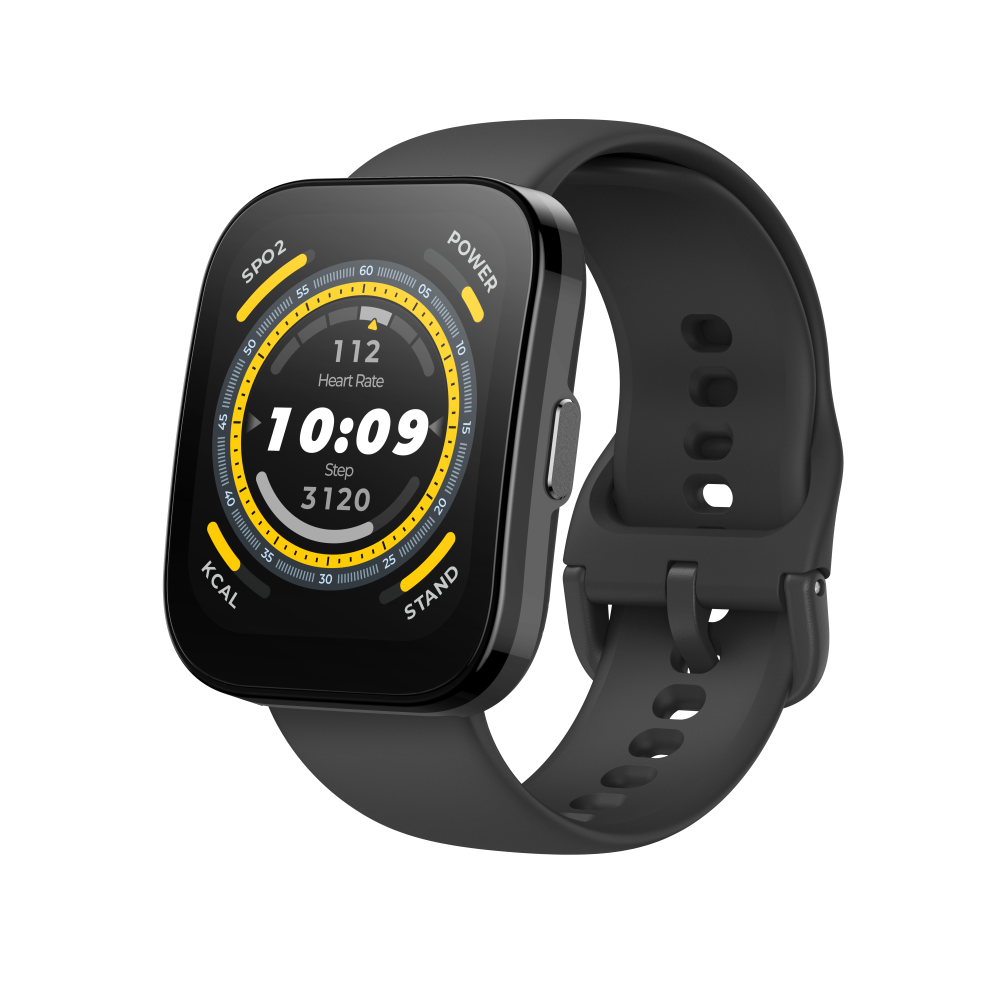 Amazfit Bip 5 Smartwatch, Soft Black: 1,91" Display, Bluetoothanrufe, 4-fache Navigation