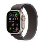 Apple Watch Ultra 2 GPS + Cellular, 49mm Titan­gehäuse, Trail Loop Blau/Schwarz - M/L: Robust, Leistungsstark, Freiheitsliebend