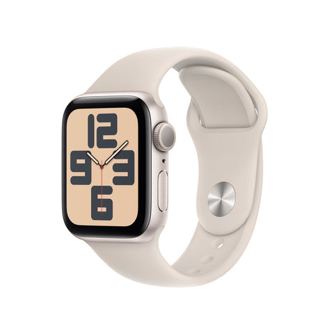 Apple Watch SE GPS 40mm Polarstern Aluminiumgehäuse, Sportarmband - Fitness und Sicherheit