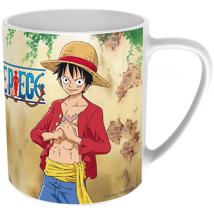 Tasse One Piece Wanted - Große Manga-Tasse mit Geschenkbox, 325ml Fassungsvermögen