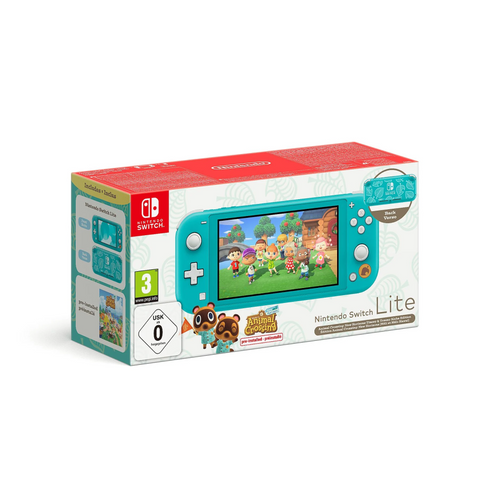 Nintendo Switch Lite Animal Crossing: New Horizons Timmy & Tommy Aloha Edition - Handheld-Konsole mit exklusivem Design