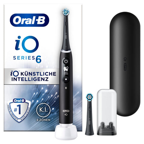 Oral-B iO Series 6 Elektrische Zahnbürste Black Lava: Fortschrittliche Technologie für optimale Zahnreinigung