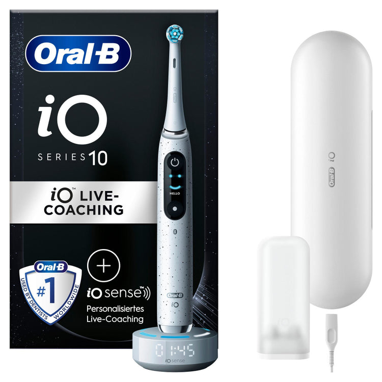 Oral-B iO Series 10 Elektrische Zahnbürste - Fortschrittliche Technologie für weißere Zähne