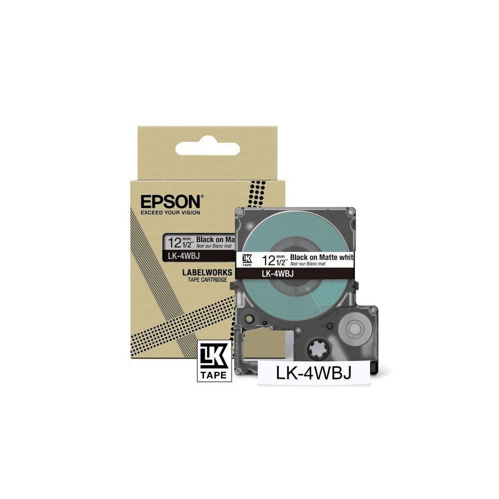 Epson Schriftband LK-4WBJ C53S672062 Schwarz/Weiß für individuelle Etiketten