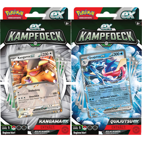 Pokémon EX-Kampfdeck Oktober 2023 - 60 Karten, Referenzkarten, Regelheft & Spielunterlage