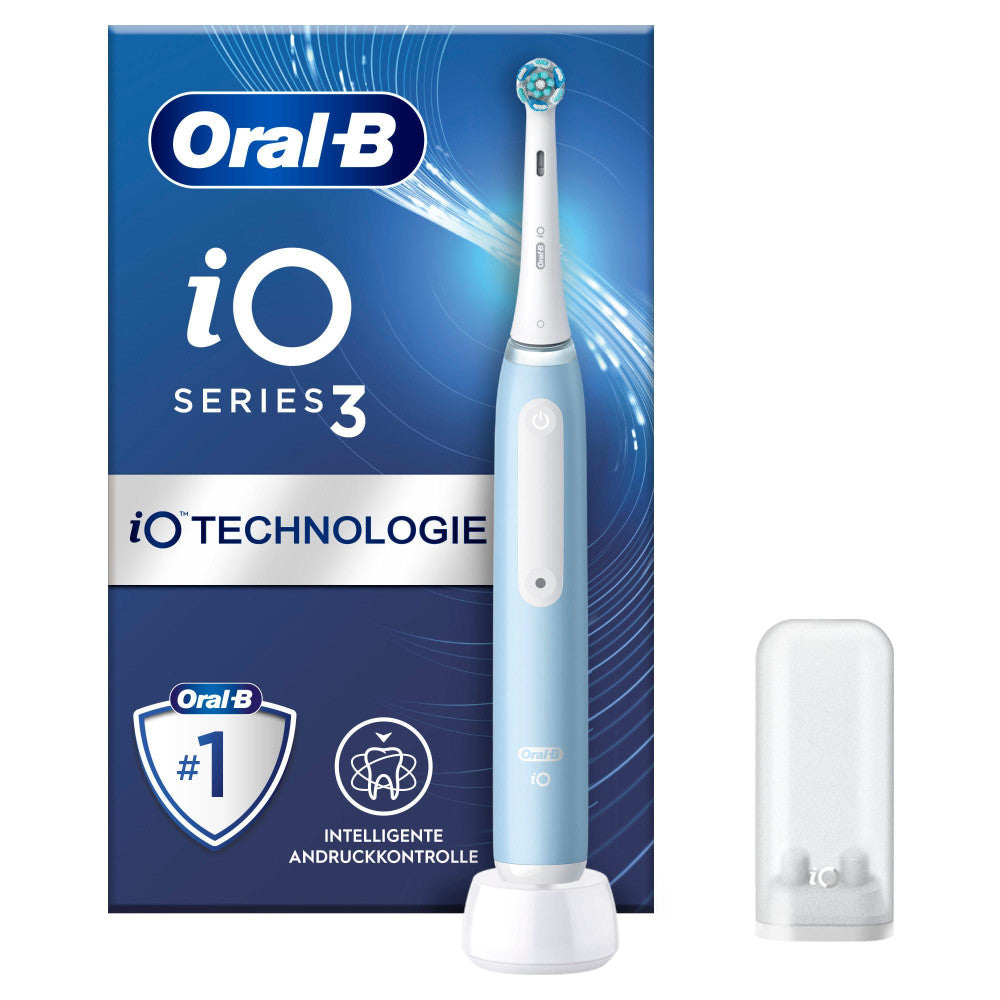 Oral-B iO Series 3N Elektrische Zahnbürste Ice Blue – Revolutionäre iO-Technologie