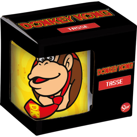 Super Mario Donkey Kong Tasse | Große, dekorative Geschenktasse mit Rundum-Print | Ideal für Super Mario-Fans | 325ml Fassungsvermögen