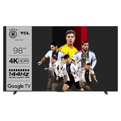 TCL 98UHD870 LED TV - 98 Zoll 4K Ultra HD Fernseher mit HDR, Game Master Pro 2.0