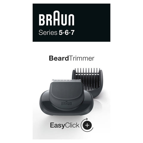 BRAUN EasyClick Barttrimmer-Aufsatz: Perfekter Bart-Style für Series 5, 6 und 7