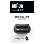 BRAUN EasyClick 3-Tage-Bart-Trimmeraufsatz für Series 5, 6 und 7 - Perfekter 3-Tage-Bart mit 4 Längen