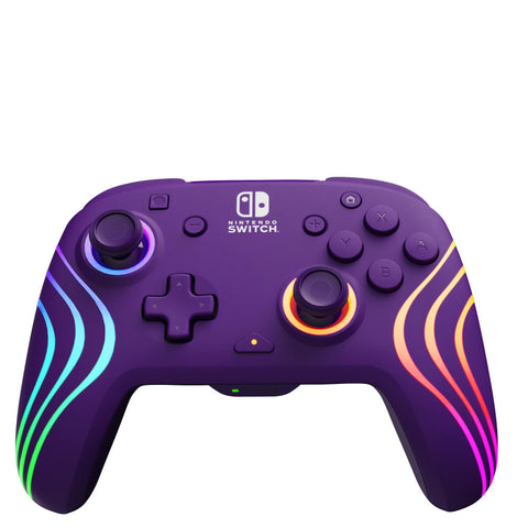 Afterglow Wave Wireless Switch Controller - Lila | Kabellos, LED-Hintergrundbeleuchtung, Nintendo Switch |