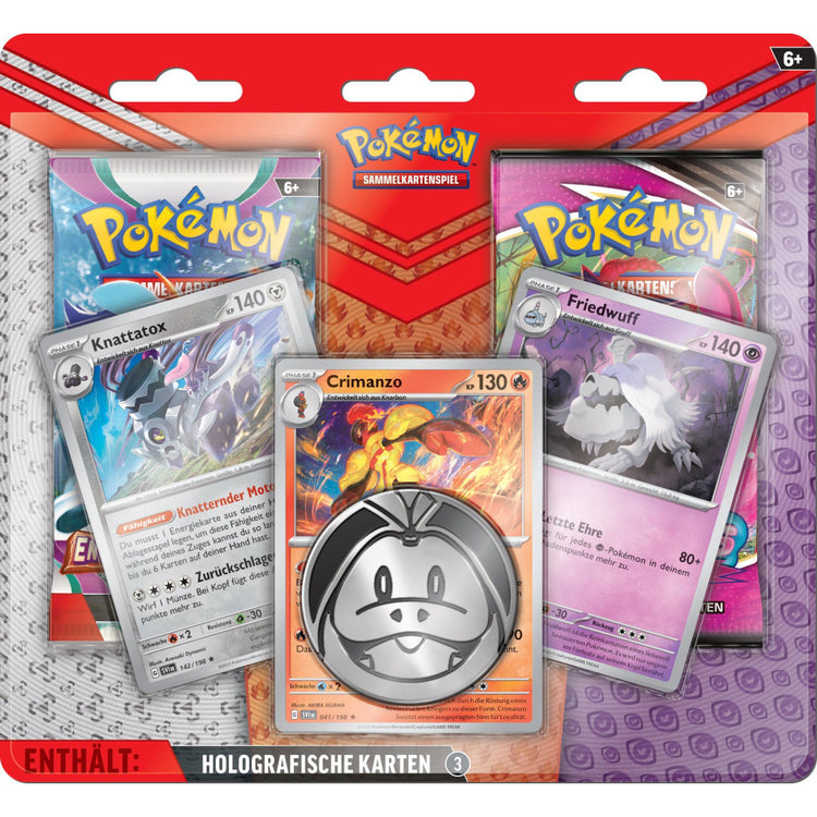 Pokémon Enhanced 2-Pack August 2023: Holo Promokarten & Boosterpacks