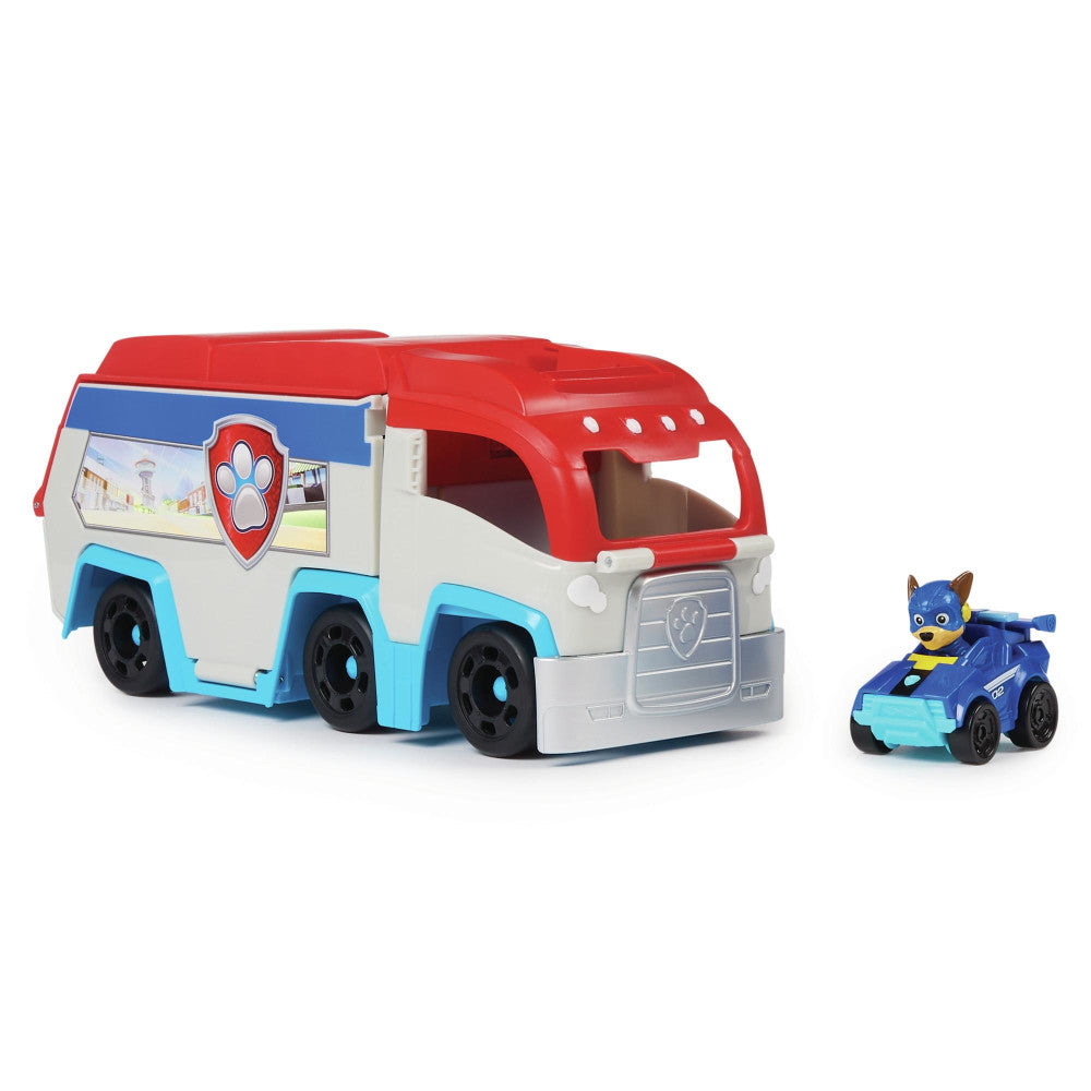 Paw Patrol Spielzeugauto - Pup Squad Patroller Teamfahrzeug mit Chase - Mighty Kinofilm