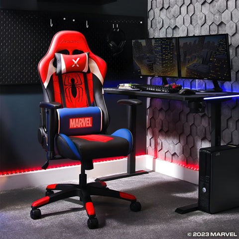 X Rocker Junior Icon Gaming-Stuhl für Kinder - Spiderman, ergonomisch & individuell anpassbar