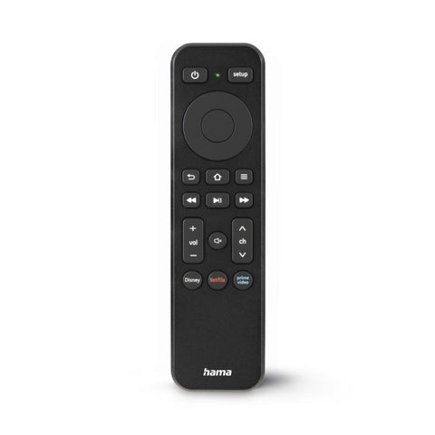 HAMA Universal-Fernbedienung: TV + Netflix, Prime Video, Disney+ Button, programmierbar