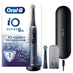 Oral-B iO Series 9N Elektrische Zahnbürste Black Onyx - Entfernt 100% mehr Plaque - Weißere Zähne ab Tag 1 - KI-Positionserkennung - Länger gute Mundgesundheit