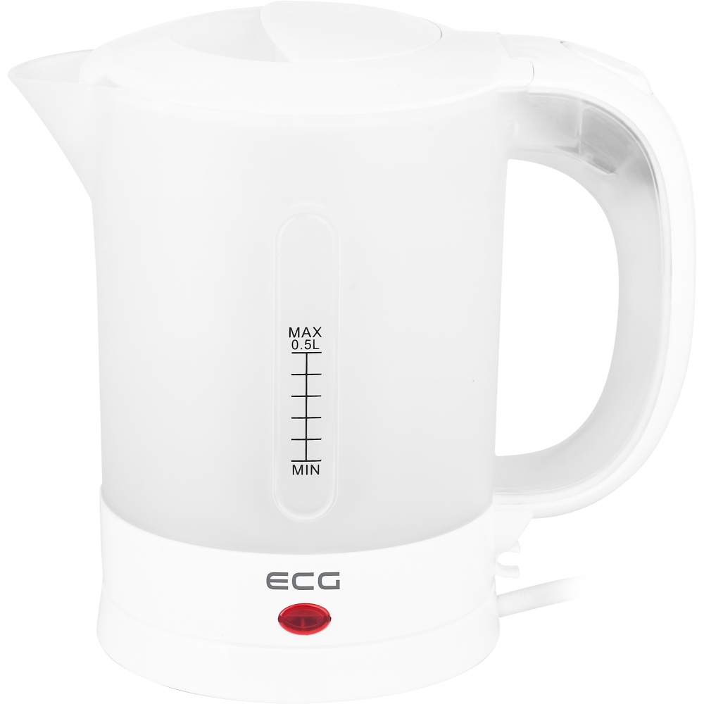 ECG RK 500 Travel Lite Wasserkocher - Robustes Design für Reisen - 0,5 L Volumen