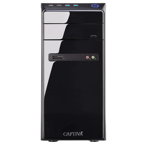 Captiva Power Starter R78-959 Desktop-PC Schwarz AMD Ryzen 5 5600G 16 GB 1 TB M.2 SSD